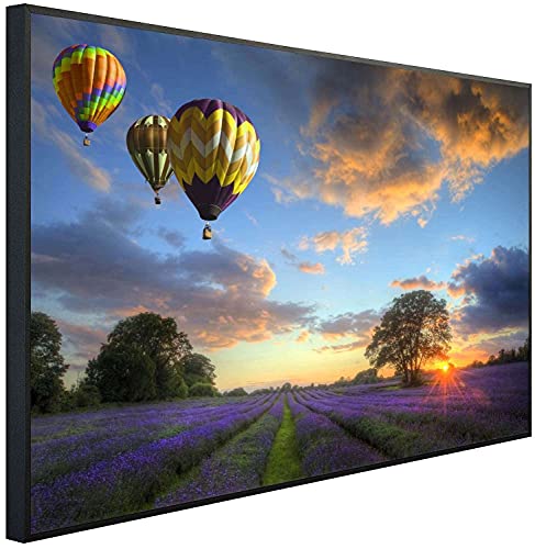 Ecowelle Infrarotheizung mit Bild | 900 Watt | 60x120 cm | Infrarot Heizung| | Made in Germany| d 14 Heißluftballon am Lavendelfeld Ecowelle Infrarotheizung mit Bild | 900 Watt | 60x120 cm | Infrarot Heizung| | Made in Germany| d 14 Heißluftballon am Lavendelfeld von Ecowelle