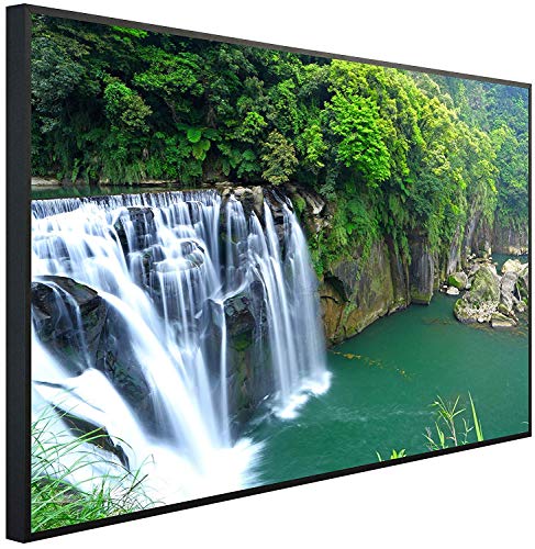 Ecowelle Infrarotheizung mit Bild | 900 Watt | 60x120 cm | Infrarot Heizung| | Made in Germany| d 60 Shifen Wasserfall von Ecowelle