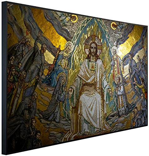 Ecowelle Infrarotheizung mit Bild | 900 Watt | 60x120 cm | Infrarot Heizung| | Made in Germany| k 200 Jesus Christus von Ecowelle