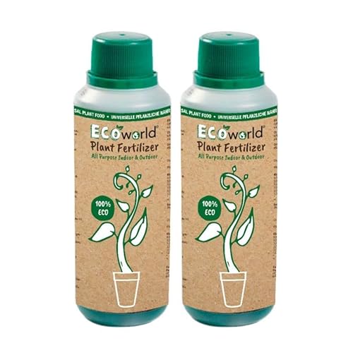 vdvelde.com - Ecoworld Pflanzendünger 250 ml - Flüssig Dünger für alle Grünpflanzen und Zimmerpflanzen - Ökologische aus eigen Gärtnerei - Für kräftige und intensiver gefärbte Pflanzen von Ecoworld