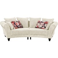 ED EXCITING DESIGN 3-Sitzer "Corinna", Sofa mit 8 Kissen, gebogener Rücken von Ed Exciting Design