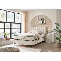ED EXCITING DESIGN Boxbett "Monroe inkl. Bettkasten, erhältlich in den Breiten 120cm & 140cm", Duo-Matratze - feste Seite mit Kokosmatte von Ed Exciting Design