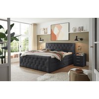 ED EXCITING DESIGN Boxspringbett ""Cashfield" Topseller inkl. zwei Bettkästen & Topper", erhältlich in der Größe 180x200cm von Ed Exciting Design