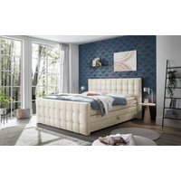 ED EXCITING DESIGN Boxspringbett "Loberie", mit Strasssteinen im Kopf- und Fußteil, inkl. Bettkasten von Ed Exciting Design