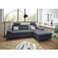 ED EXCITING DESIGN Ecksofa "Altona L-Form", (2 St.), mit Bettfunktion, Bettkasten, Armteilverstellung & Kopfstützen von Ed Exciting Design