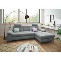ED EXCITING DESIGN Ecksofa "Altona L-Form", (2 St.), mit Bettfunktion, Bettkasten, Armteilverstellung & Kopfstützen von Ed Exciting Design