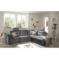 ED EXCITING DESIGN Ecksofa "Estrella L-Form", mit Bettfunktion, Bettkasten, Armteilverstellung & Kopfstützen von Ed Exciting Design