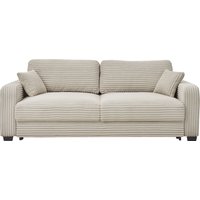 ED EXCITING DESIGN Schlafsofa "Carrara", frei im Raum stellbar, mit Bettkasten, mit Schlaffunktion und 4 Kissen von Ed Exciting Design