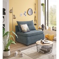 ED EXCITING DESIGN Schlafsofa "Charlie", Schlafsessel mit Bettkasten & 1 Rückenkissen von Ed Exciting Design