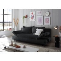 ED EXCITING DESIGN Schlafsofa "Sunny", mit Bettkasten, Armteilverstellung & 2 Rückenkissen von Ed Exciting Design