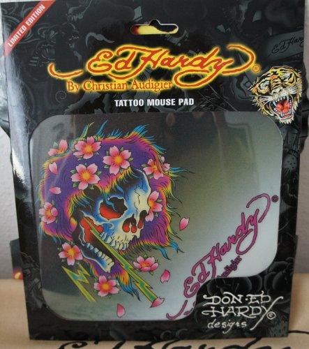 Ed Hardy Mousepad grey von Ed Hardy