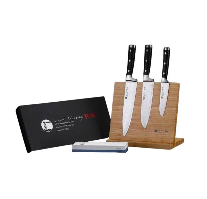 Ed Mahony Messer-Set IZUMI ICHIAGO 3-tlg. Profi-Kochmesser-Set inkl. Schleifstein aus feins Ed Mahony Messer-Set IZUMI ICHIAGO 3-tlg. Profi-Kochmesser-Set inkl. Schleifstein aus feins von Ed Mahony