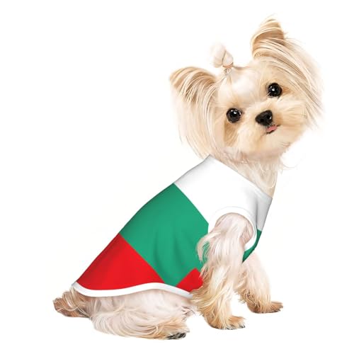 Hunde-Shirts mit bulgarischer Flagge, für kleine Hunde, dehnbar, leicht, Tanktop, ärmellos, gestreift Hunde-Shirts mit bulgarischer Flagge, für kleine Hunde, dehnbar, leicht, Tanktop, ärmellos, gestreift von EdWal