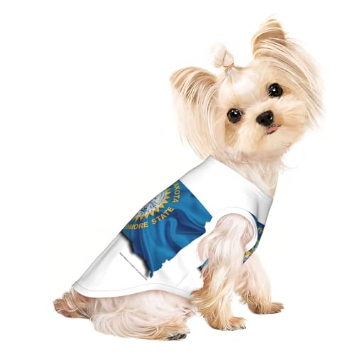 South Dakota Hunde-Shirts für kleine Hunde, dehnbar, leicht, Tanktop, ärmellos, gestreift South Dakota Hunde-Shirts für kleine Hunde, dehnbar, leicht, Tanktop, ärmellos, gestreift von EdWal