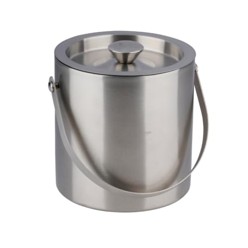 Edco Eindhoven B.V. Alpina Eiseimer Edelstahl Ø15,5xH15,5 cm - Doppelt isolierter Eiskübel mit Deckel und Griff - 670g Eisbehälter für Party, Barbecue und Zuhause Edco Eindhoven B.V. Alpina Eiseimer Edelstahl Ø15,5xH15,5 cm - Doppelt isolierter Eiskübel mit Deckel und Griff - 670g Eisbehälter für Party, Barbecue und Zuhause von Edco Eindhoven B.V.