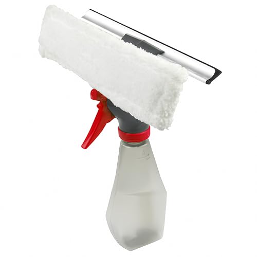 3in1 FENSTERREINIGER Set Sprühflasche Fensterwischer Fensterabzieher Fensterwischer Fensterputzer Abzieher Putztuch Lippe 45 von Edco