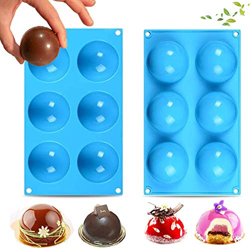 Heiße Kakaobombenform große heiße Schokoladenbombenform Silikon Schokolade Kugel Form Schokolade Kugel Formen 6,3 cm runde Schokoladenform Halbkugel Silikonform Schokolade halbe Kuppelform 2 Stück Heiße Kakaobombenform große heiße Schokoladenbombenform Silikon Schokolade Kugel Form Schokolade Kugel Formen 6,3 cm runde Schokoladenform Halbkugel Silikonform Schokolade halbe Kuppelform 2 Stück von EddHomes