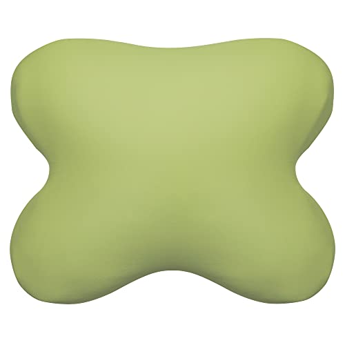 Edda Lux Bezug passend für Tempur All-Around Schlafkissen, 60/56 x 50/48 cm, formbeständiger Jersey Kissenbezug für Schmetterlingskissen, aus 100% Baumwolle, in Olive von Edda Lux