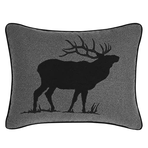 Eddie Bauer Elk Throw Pillow, 16x20, Charcoal von Eddie Bauer