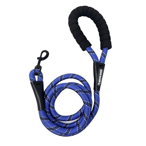 Eddie Bauer Runde geflochtene Hundeleine aus Seil mit Komfortschaumgriff, 1,8 m lang, Königsblau Eddie Bauer Runde geflochtene Hundeleine aus Seil mit Komfortschaumgriff, 1,8 m lang, Königsblau von Eddie Bauer