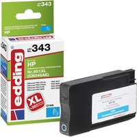 edding Druckerpatrone EDD-343 cyan kompatibel zu HP 951XL (CN046AE) von Edding