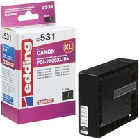 edding Druckerpatrone EDD-531 schwarz kompatibel zu Canon PGI-2500 XL BK von Edding