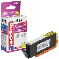 edding Druckerpatrone EDD-624 gelb kompatibel zu Canon CLI-581XXL Y von Edding