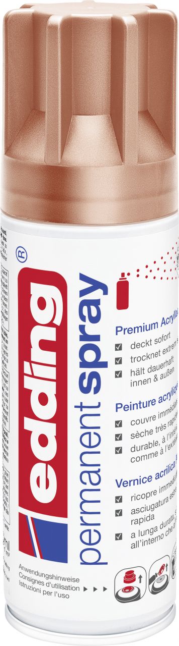 Edding 5200 Permanentspray 200 ml edelkupfer von Edding