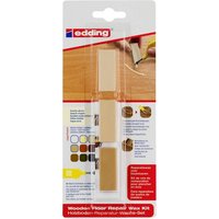 Edding 8902 4-8902-1-4611 Holzboden Reparaturwachsset Buche, Ahorn von Edding