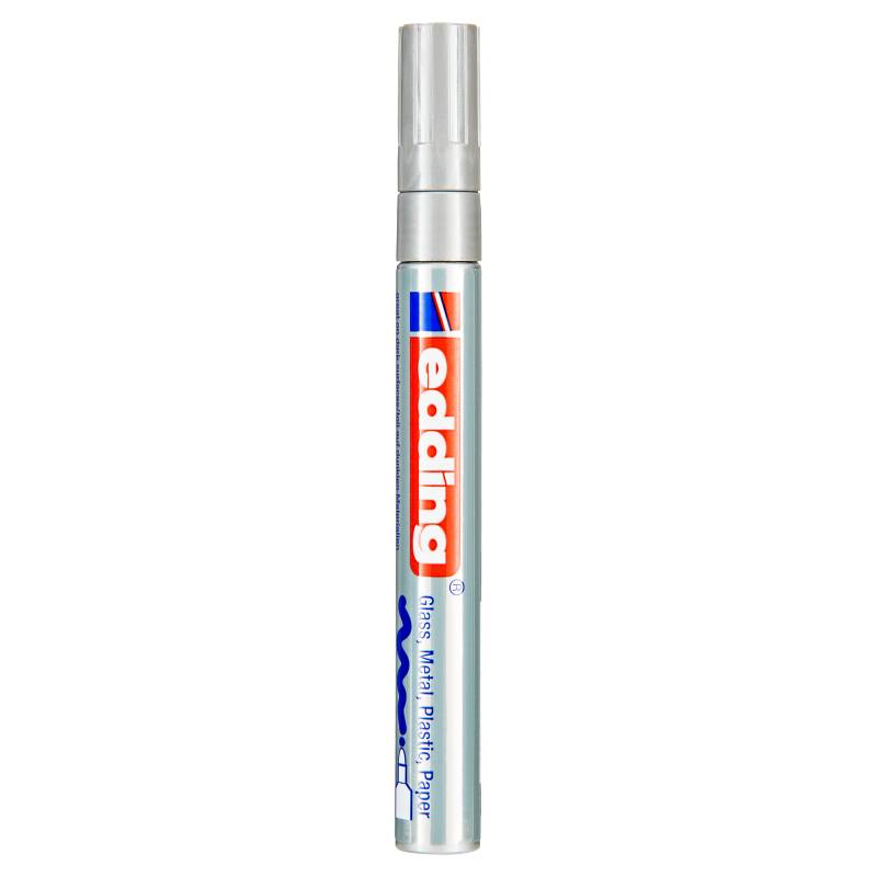 Edding Glanzlack-Marker '750' silbern 2 - 4 mm von Edding