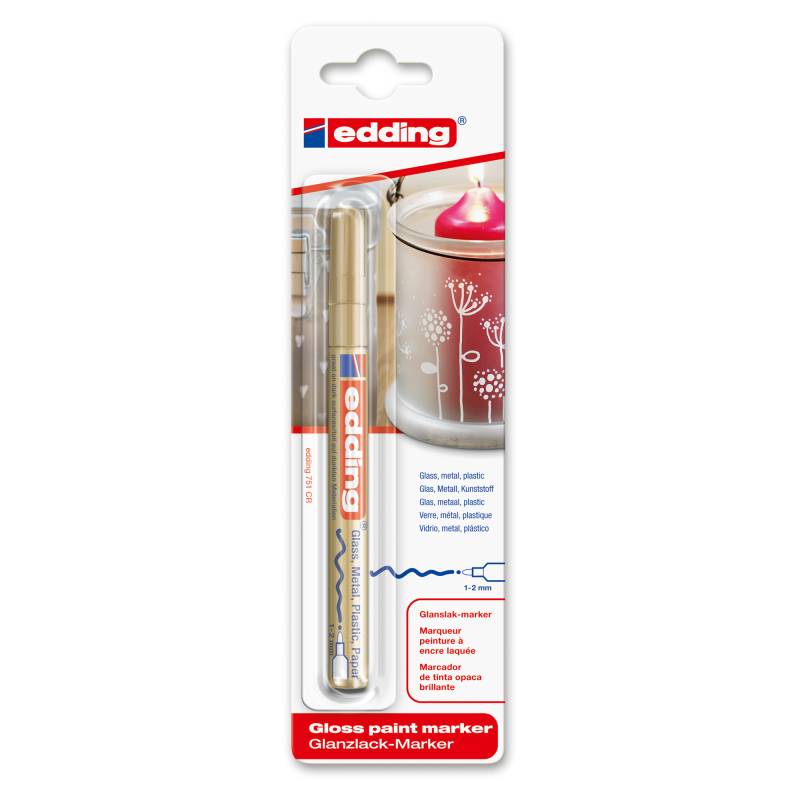 Edding Glanzlack-Marker '751' golden 1 - 2 mm von Edding