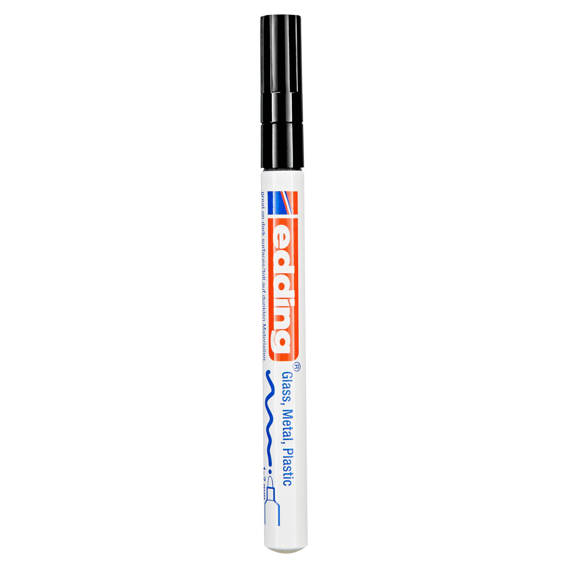 Edding Glanzlack-Marker '751' schwarz 1 - 2 mm von Edding