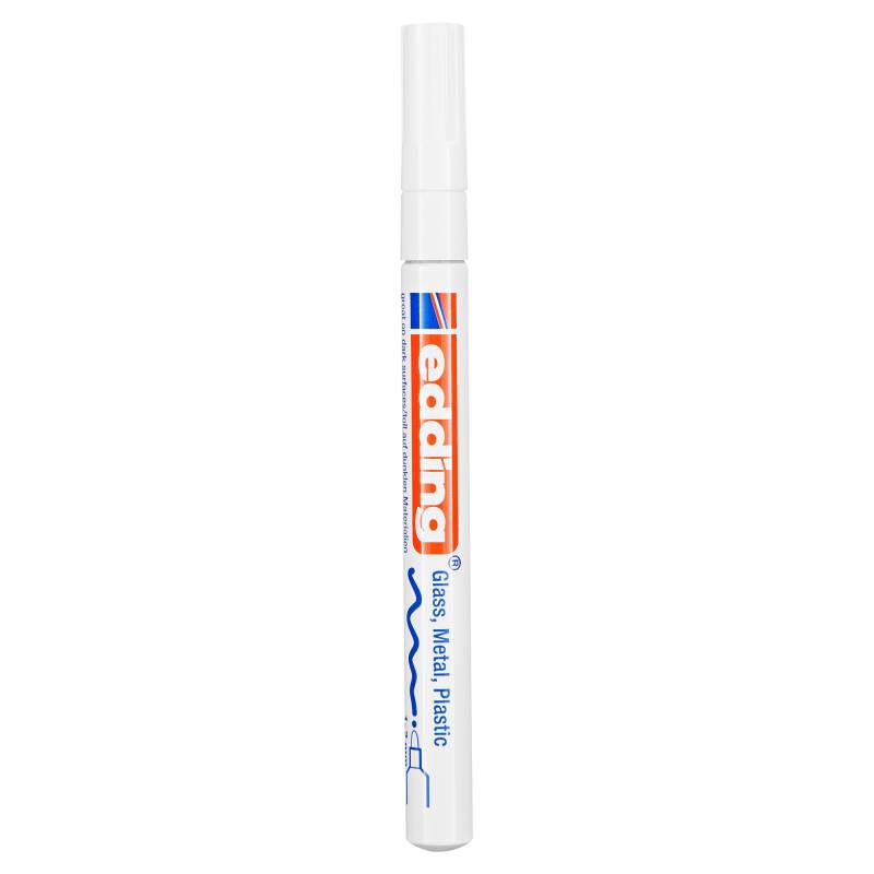Edding Glanzlack-Marker '751' weiß 1 - 2 mm von Edding