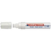 Kreidemarker 4090 weiß Strichbreite 4-15 mm Keilspitze Kreidemarker 4090 weiß Strichbreite 4-15 mm Keilspitze von Edding