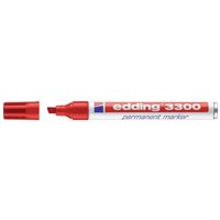 Edding Permanentmarker 3300 rot Keilspitze Strichbreite ca.1-5mm von Edding