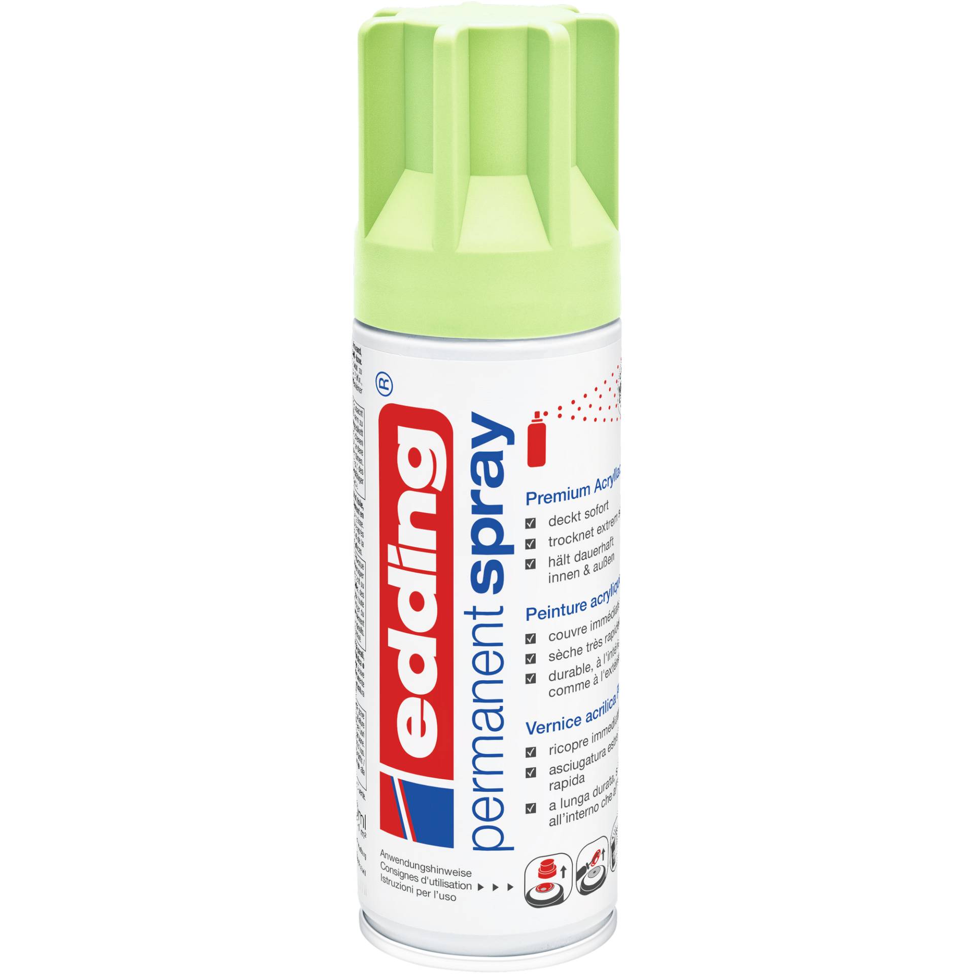 Edding Sprühlack pastellgrün matt 200 ml von Edding