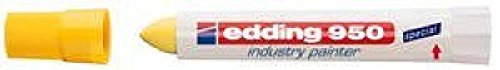 Spezialmarker edding 950 industry painter, 10 mm, gelb Schreibfarbe gelb Strichstärke 10 mm von Edding