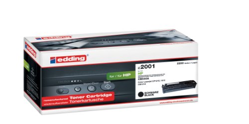 edding Toner EDD-2001 - Schwarz - Reichweite 2200 Seiten - Ersetzt HP 125A (CB540A) von edding