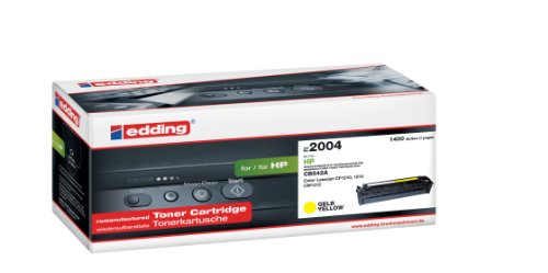 edding Toner EDD-2004 - Gelb - Reichweite 1400 Seiten - Ersetzt HP 125A (CB542A) von edding