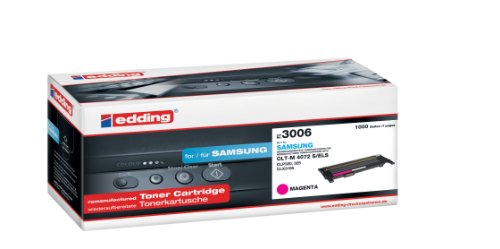 edding 18-3006 Tonerkartusche EDD-3006, Ersetzt: Samsung CLT-M 4072 S/ELS, magenta von edding