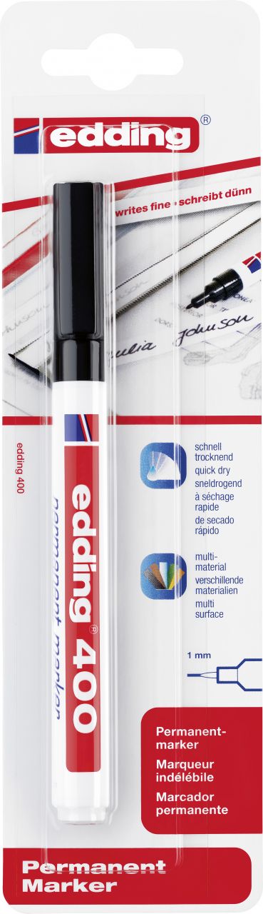 edding 400 permanent marker schwarz von Edding