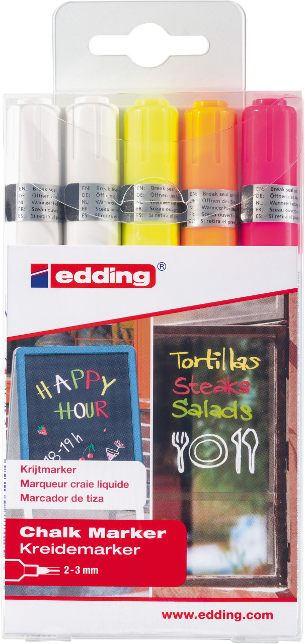 edding 4095 Kreidemarker 5er-Set von Edding