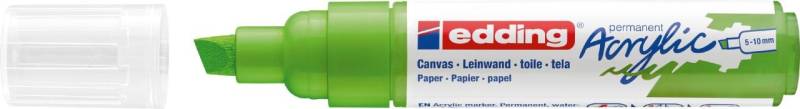 edding 5000 Acrylmarker breit gelbgrün 5 - 10 mm von Edding