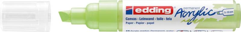 edding 5000 Acrylmarker breit pastellgrün 5 - 10 mm von Edding