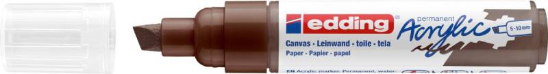 edding 5000 Acrylmarker breit schokoladenbraun 5 - 10 mm von Edding