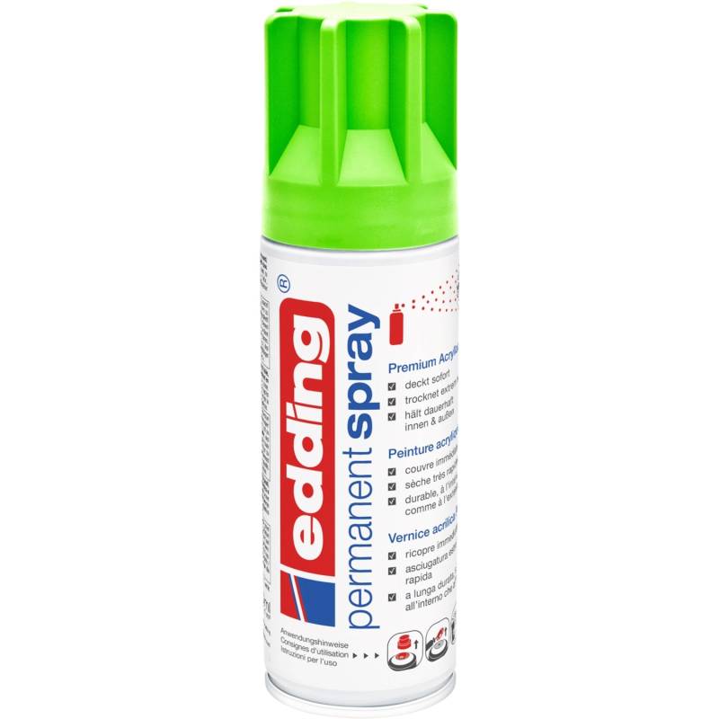 edding 5200 Permanent Spray Neongrün matt 200 ml von Edding