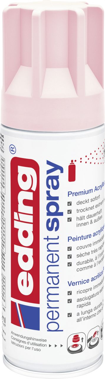 edding 5200 Permanent Spray Premium pastellrosa matt Acrylic Paint von Edding