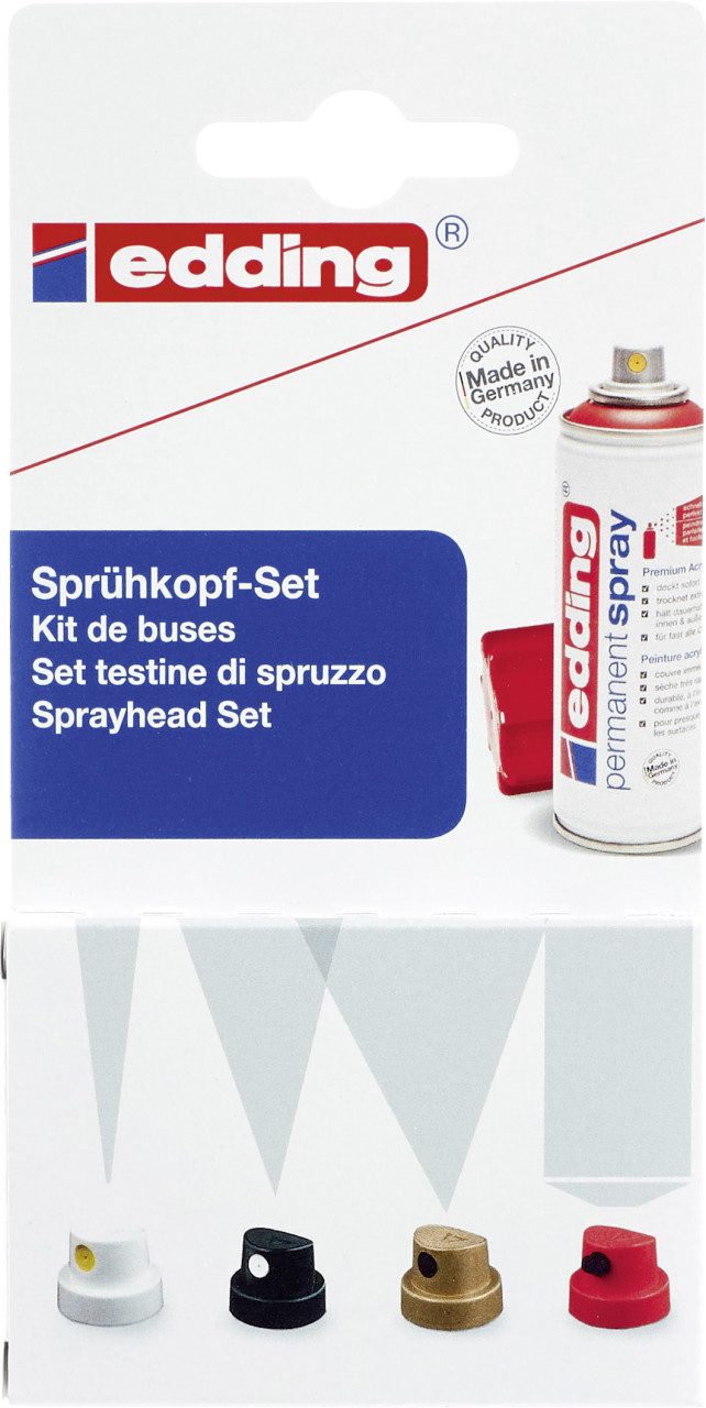 edding 5200 Permanent Spray Sprayhead Set von Edding