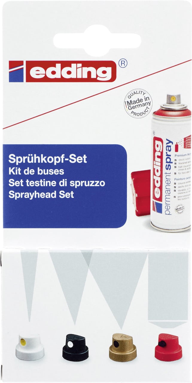 edding 5200 Permanent Spray Sprayhead Set von Edding