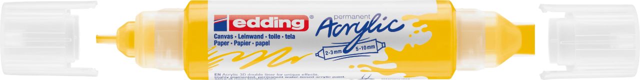 edding 5400 Acryl 3D Double Liner verkehrsgelb edding 5400 Acryl 3D Double Liner verkehrsgelb von Edding